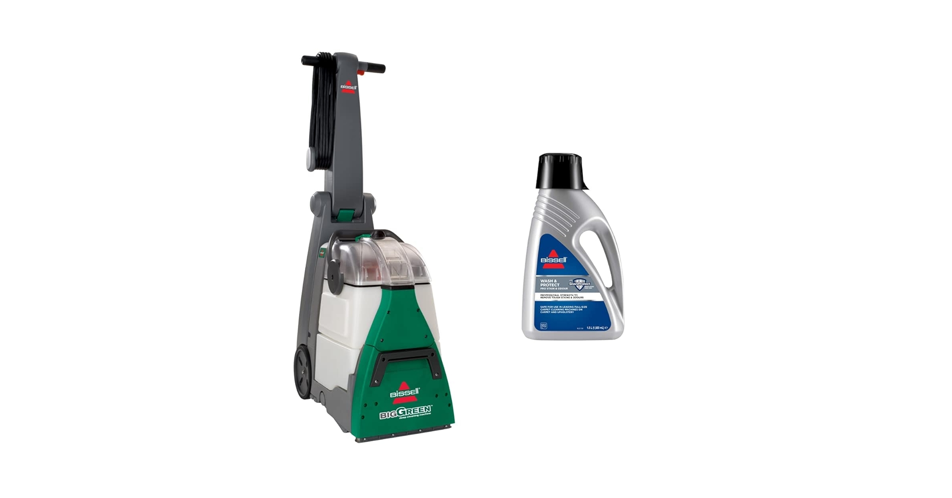 BISSELL Big Green | Upright Carpet Cleaner |48F3E & Wash